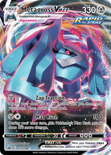 Metagross VMAX, Chilling Reign 113