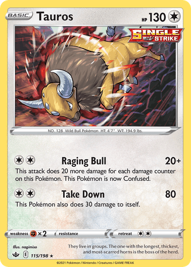 Tauros, Chilling Reign 115