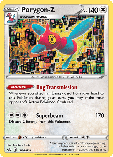 Porygon-Z, Chilling Reign 118
