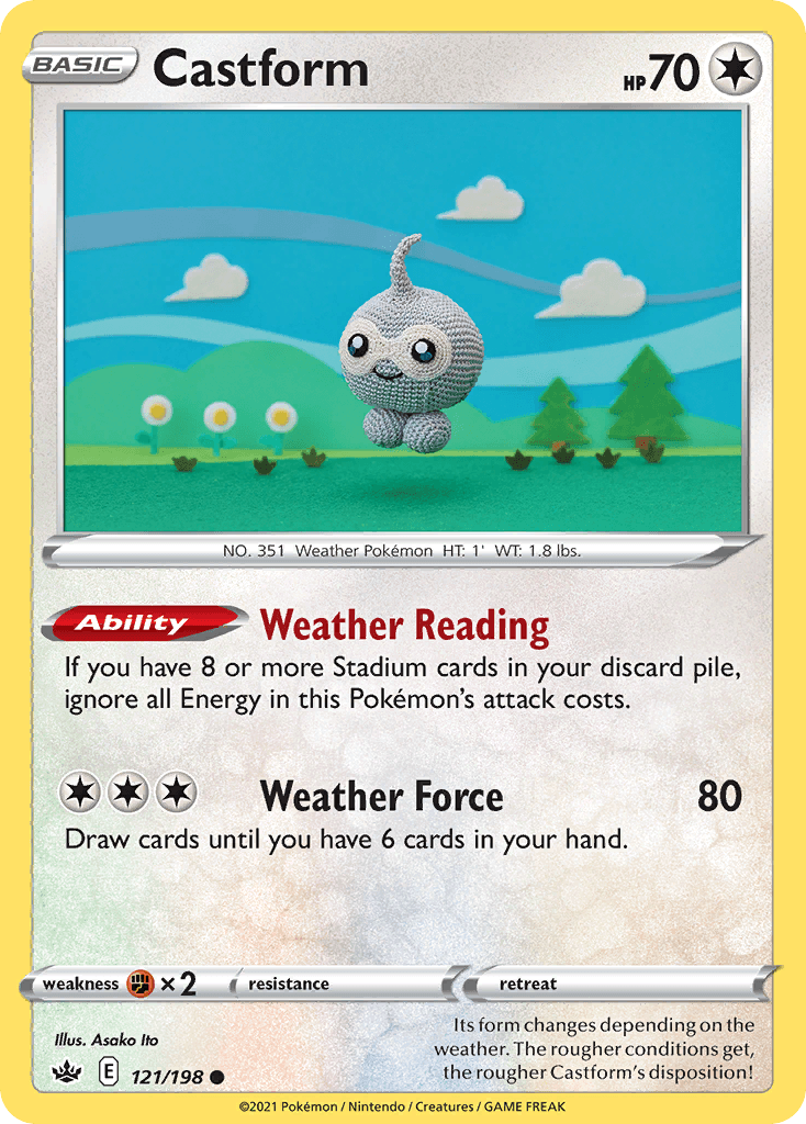 Castform, Chilling Reign 121