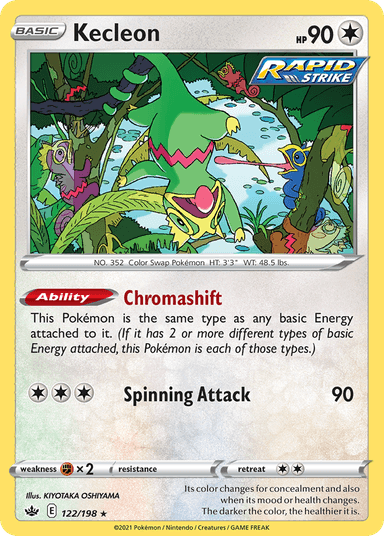 Kecleon, Chilling Reign 122
