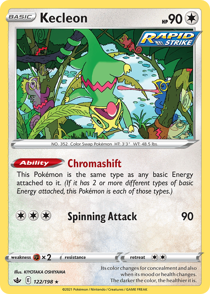 Kecleon, Chilling Reign 122