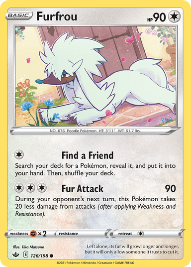 Furfrou, Chilling Reign 126
