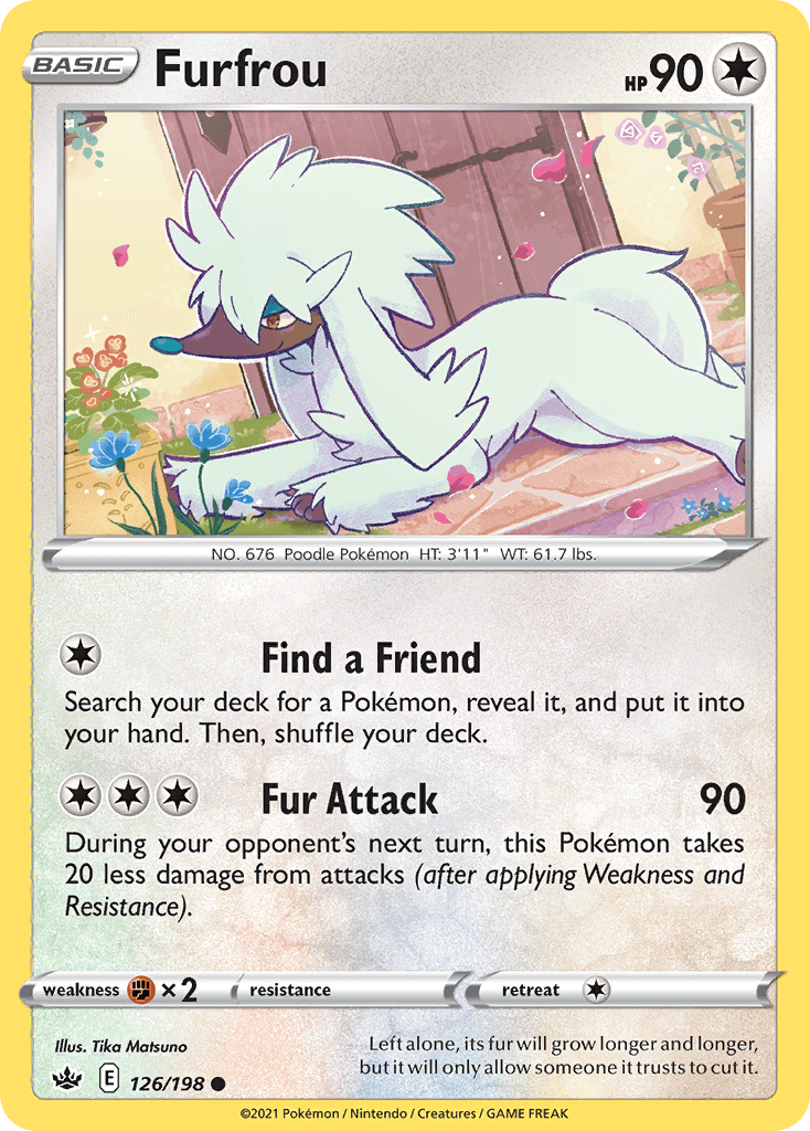 Furfrou, Chilling Reign 126
