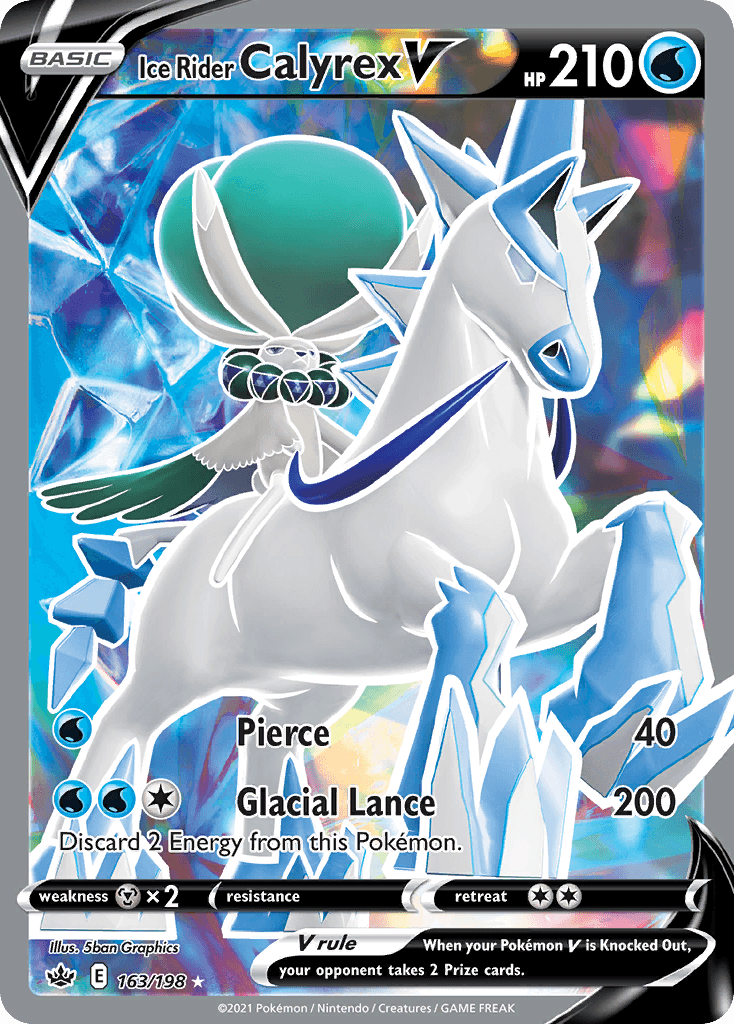 Ice Rider Calyrex V, Chilling Reign 163
