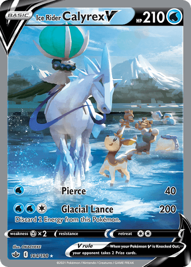 Ice Rider Calyrex V, Chilling Reign 164