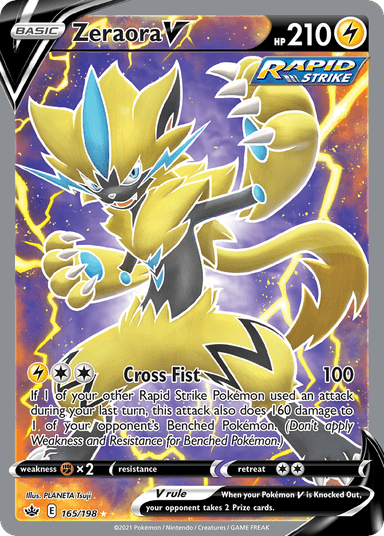 Zeraora V, Chilling Reign 165