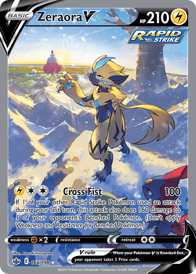 Zeraora V, Chilling Reign 166