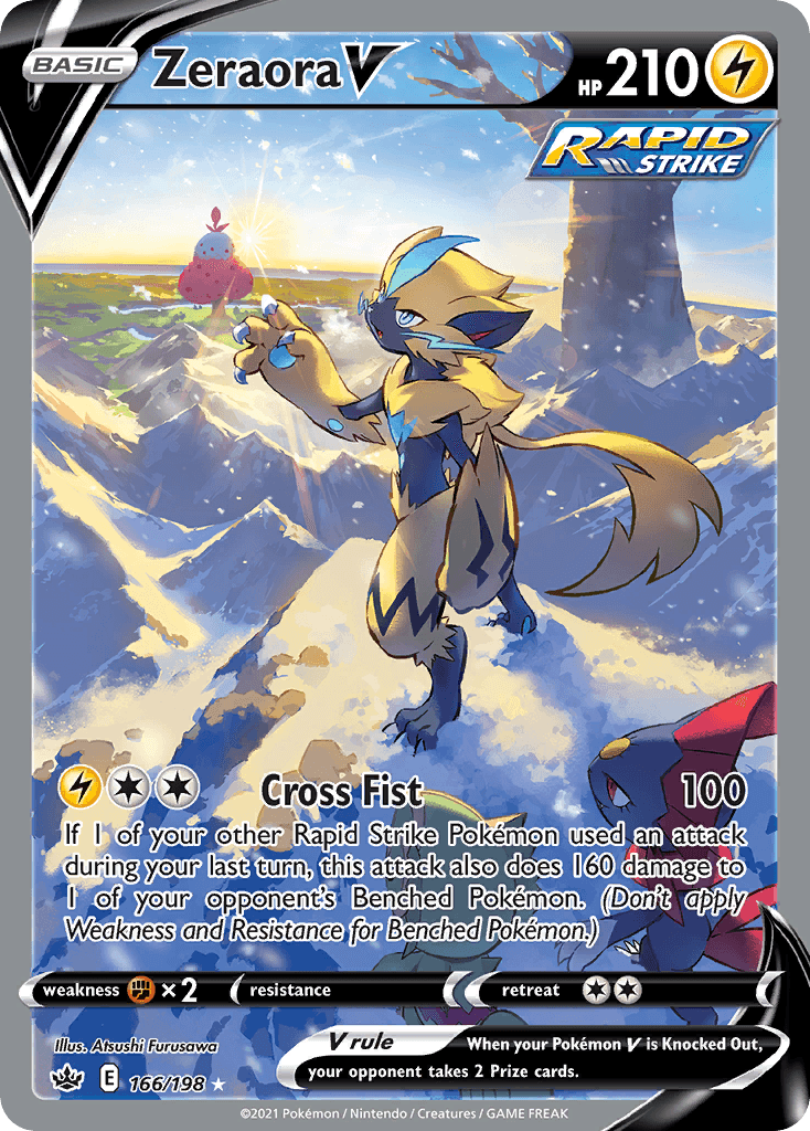 Zeraora V, Chilling Reign 166