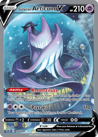 Galarian Articuno V, Chilling Reign 170