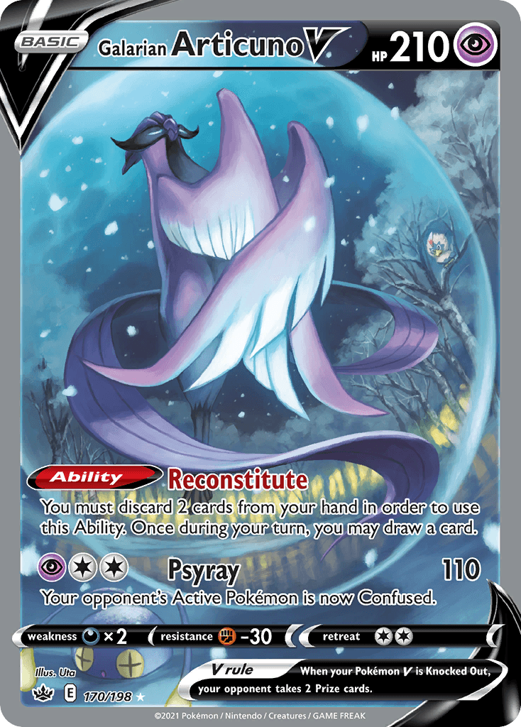 Galarian Articuno V, Chilling Reign 170