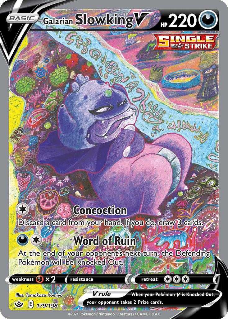 Galarian Slowking V, Chilling Reign 179