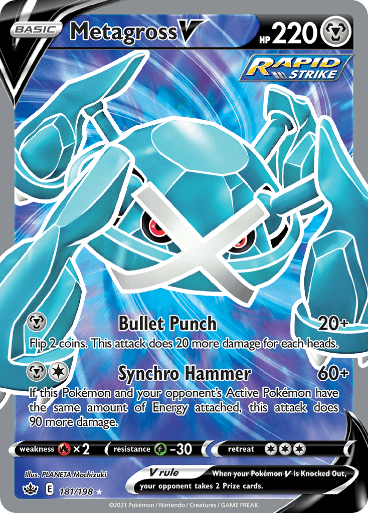 Metagross V, Chilling Reign 181