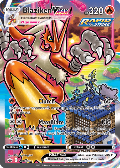 Blaziken VMAX, Chilling Reign 201
