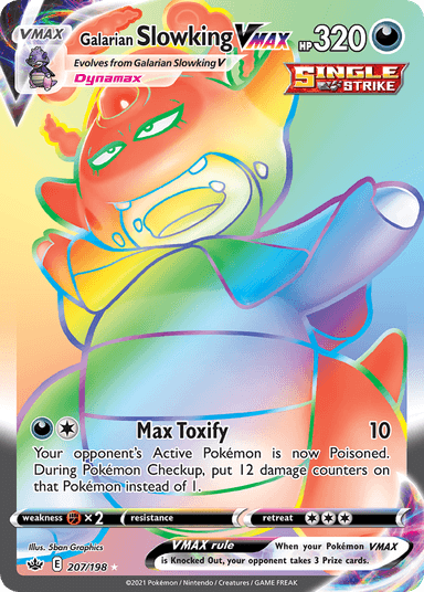 Galarian Slowking VMAX, Chilling Reign 207
