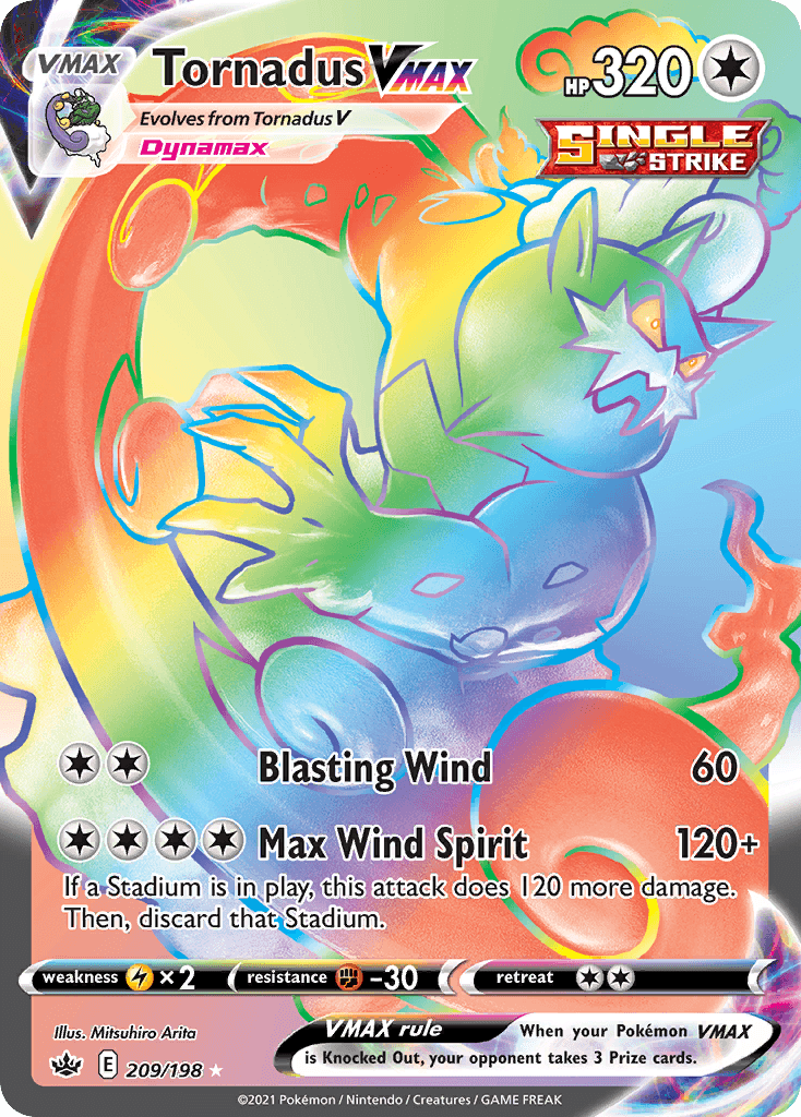 Tornadus VMAX, Chilling Reign 209