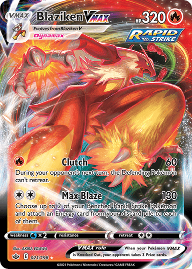 Blaziken VMAX, Chilling Reign 21