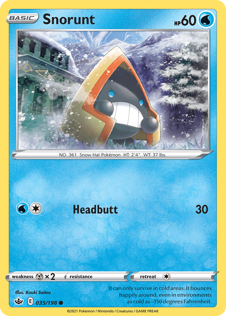 Snorunt, Chilling Reign 35