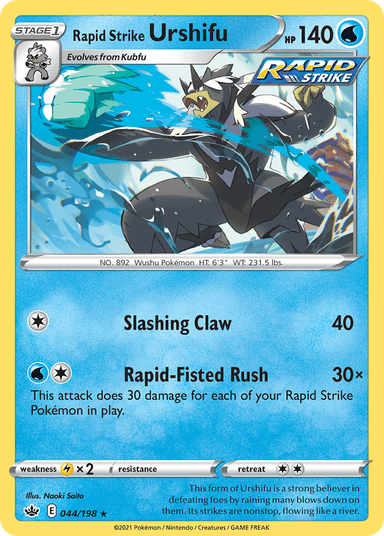 Rapid Strike Urshifu, Chilling Reign 44