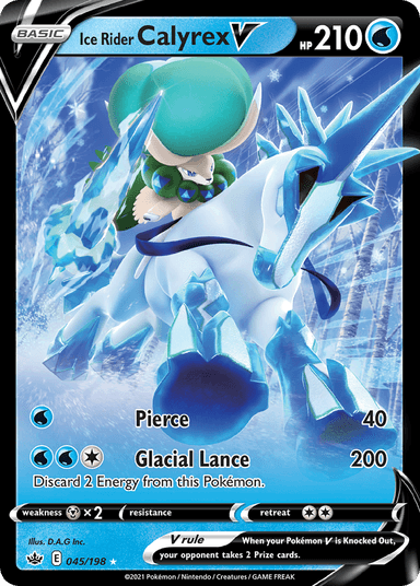 Ice Rider Calyrex V, Chilling Reign 45
