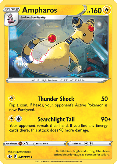 Ampharos, Chilling Reign 49