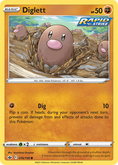 Diglett, Chilling Reign 76