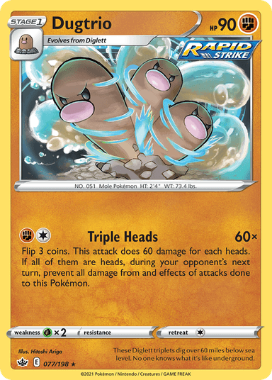 Dugtrio, Chilling Reign 77