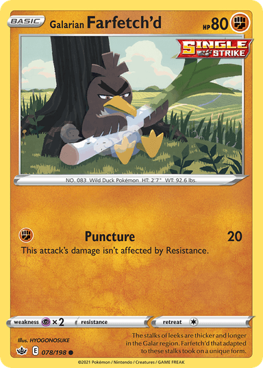 Galarian Farfetch'd, Chilling Reign 78