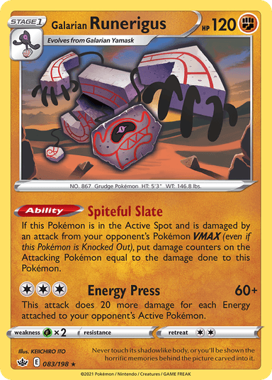Galarian Runerigus, Chilling Reign 83