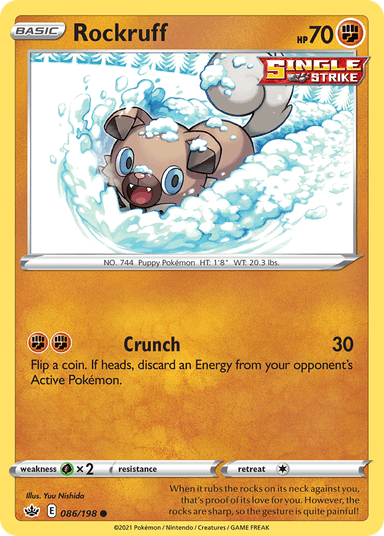 Rockruff, Chilling Reign 86