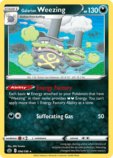 Galarian Weezing, Chilling Reign 96