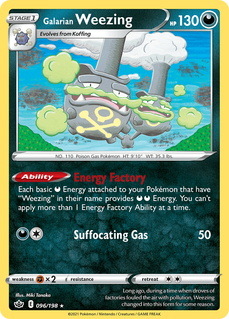 Galarian Weezing, Chilling Reign 96