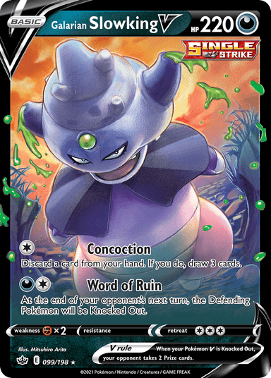 Galarian Slowking V, Chilling Reign 99