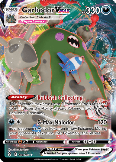 Garbodor VMAX, Evolving Skies 101