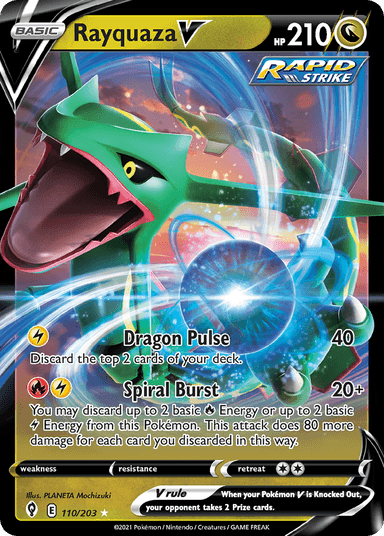 Rayquaza V, Evolving Skies 110