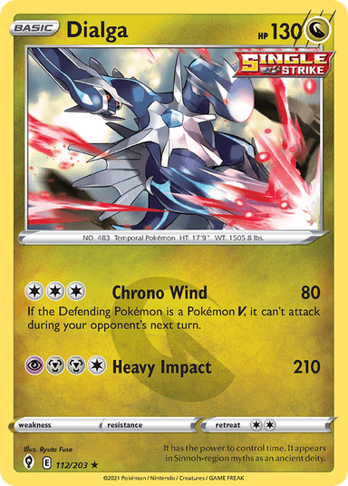 Dialga, Evolving Skies 112