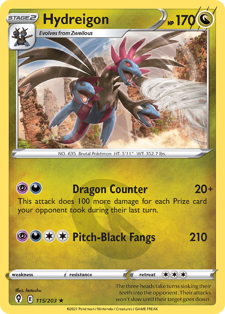 Hydreigon, Evolving Skies 115