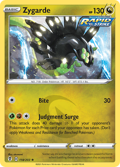 Zygarde, Evolving Skies 118