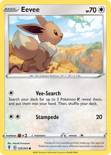 Eevee, Evolving Skies 125
