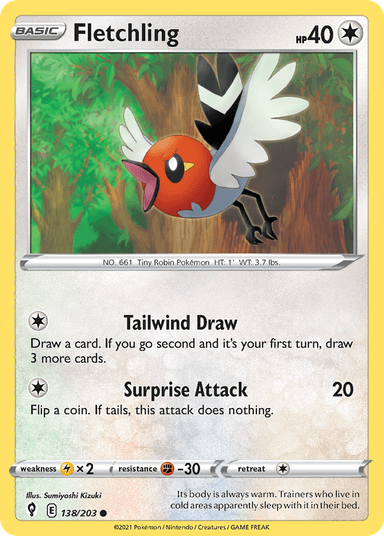 Fletchling, Evolving Skies 138