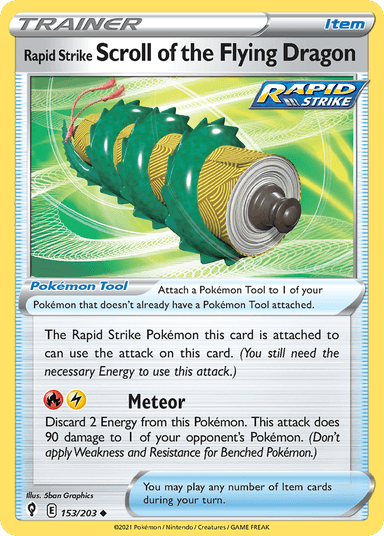 Rapid Strike Scroll of the Flying Dragon, Evolving Skies 153