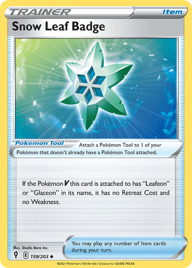 Snow Leaf Badge, Evolving Skies 159