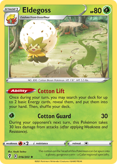Eldegoss, Evolving Skies 16