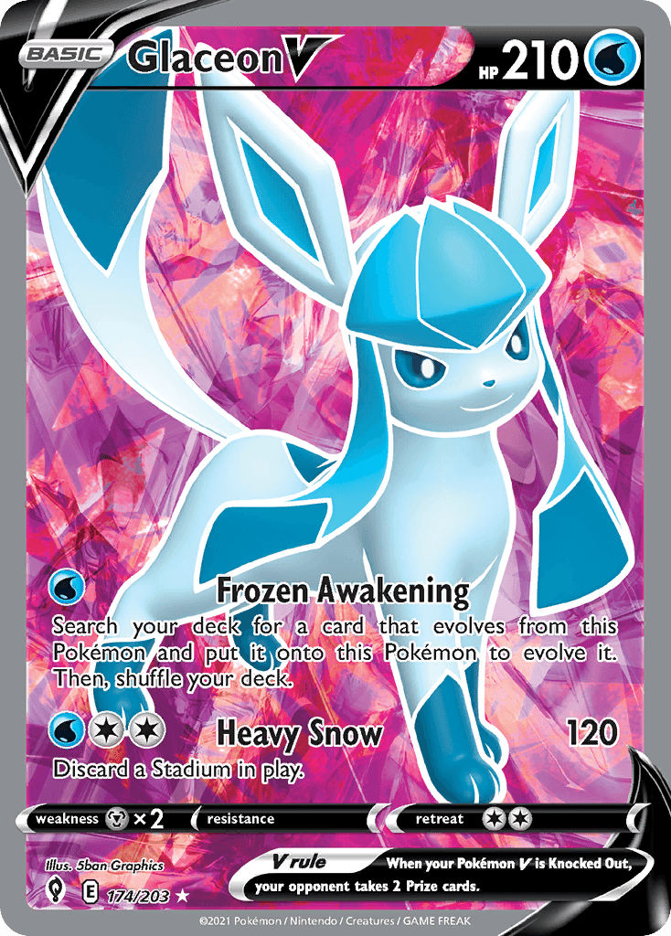 Glaceon V, Evolving Skies 174
