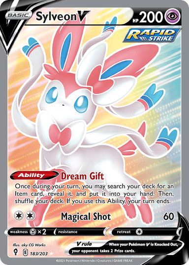 Sylveon V, Evolving Skies 183