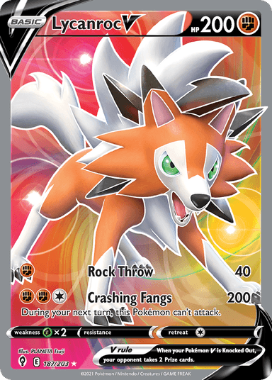 Lycanroc V, Evolving Skies 187