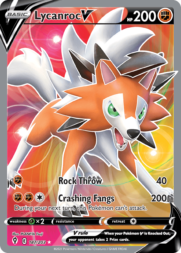 Lycanroc V, Evolving Skies 187