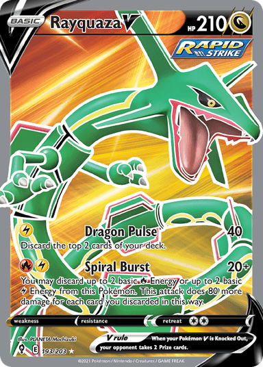 Rayquaza V, Evolving Skies 193
