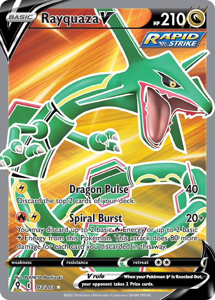 Rayquaza V, Evolving Skies 193