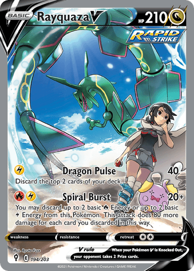 Rayquaza V, Evolving Skies 194